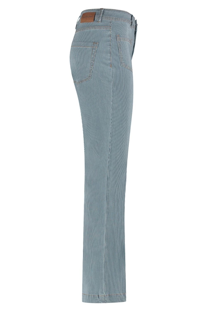 BABETTE PATCHPOCKETS DENIM STRIPE SRB4476 INDIGO DYE